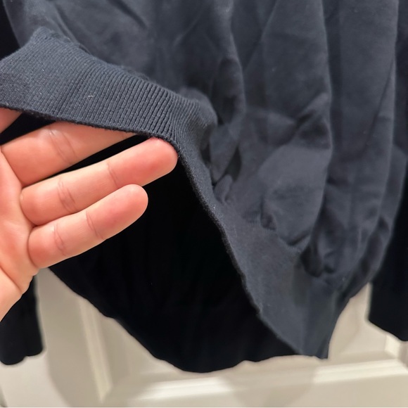 Polo Ralph Lauren Men's Dark Navy Blue Pima Cotton V-Neck Sweater Size: XXL - Picture 6 of 8